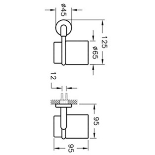 VitrA Minimax Diş Fırçalığı A44780