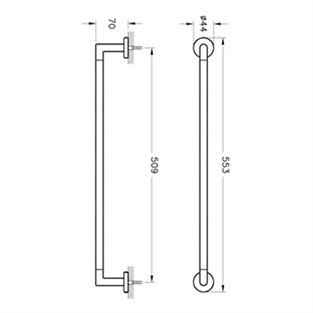 VitrA Minimax Uzun Havluluk A44784