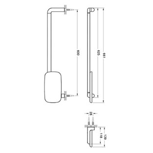 VitrA Eternity Etajerli Uzun Havluluk A44879