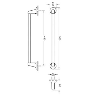 VitrA Marin Uzun Havluluk A44944
