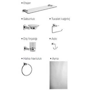 VitrA Easy Aksesuar Seti 7 Parça A44965