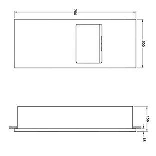 VitrA Arkitekta Kağıt Havluluk Çöp Kovalı A44970
