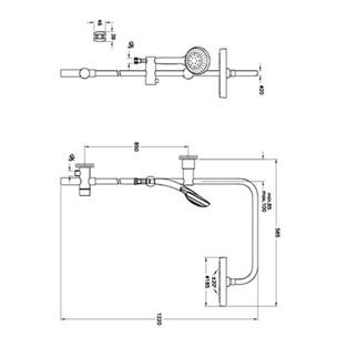 Artema System Rain LH21 Duş Kolonu A45598