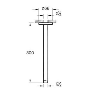 VitrA Tavandan Dirsek Uzun A45650