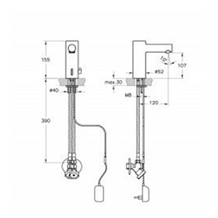 Artema AquaSee Nature Fotoselli Lavabo Bataryası A47100STA