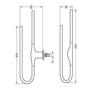 VitrA İstanbul Uzun Havluluk A48010