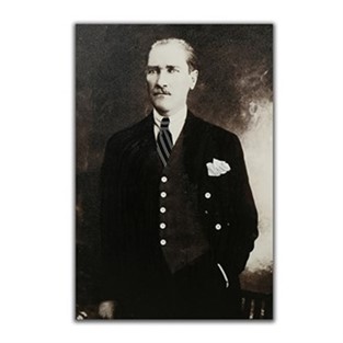 Vitale Kabartmalı Atatürk Tablo 80x120 cm AK.1121