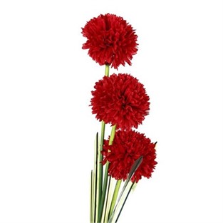 Vitale Kır Çiçekli Begonya Demeti Kırmızı 90 cm AK.BG0138-K