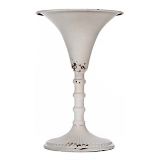 Vitale Sahara Beyaz Metal Vazo AK.ER0112