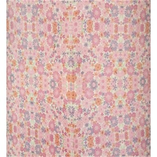 Vitale Şiva Çiçek Desenli Pembe Mumluk 18x41 cm AK.FQ0023-P