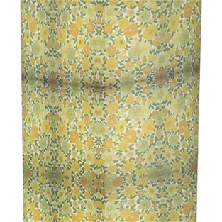 Vitale Şiva Çiçek Desenli Yeşil Mumluk 18x41 cm AK.FQ0023-Y