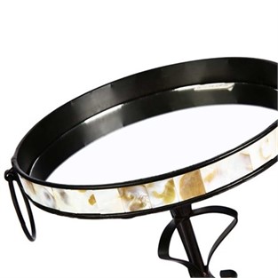 Vitale Lux Metal Dekoratif Kase 25x26 cm AK.GB0009