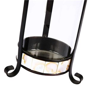 Vitale Lux Dekoratif Sedefli Mumluk 13x23 cm AK.GB0014