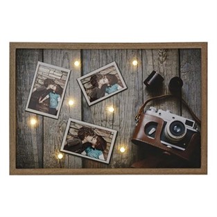 Vitale Pera Led Işıklı Ahşap Tablo 60x40 cm AK.GK0004