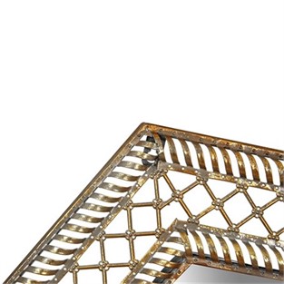 Vitale Gold Altıgen Duvar Aynası 69 cm AK.GR0002