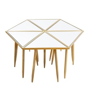 Vitale Lux Altıgen Orta Sehpa AK.HG0001