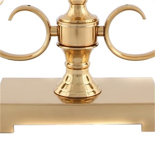 Vitale Zerah Gold 3Lü Mumluk 17x22 cm AK.HO0014