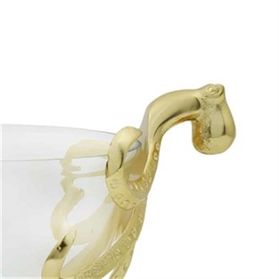 Vitale Ahtapot Gold Cam Kase 25x13 cm AK.HY0010