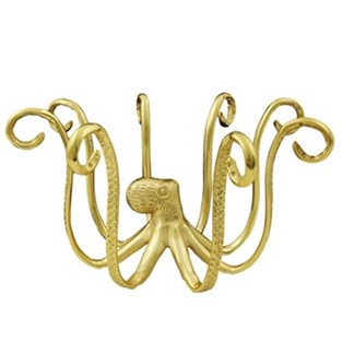 Vitale Metal Gold Ahtapot Mücevher Standı 28x23 cm AK.HY0016