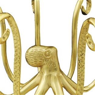 Vitale Metal Gold Ahtapot Mücevher Standı 28x23 cm AK.HY0016