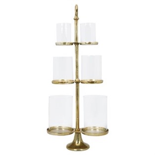 Vitale Metal Gold Mumluk 34x71 cm AK.IJ0006