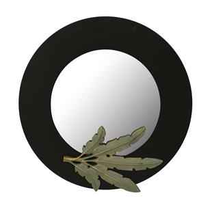 Vitale Yaprak Dekorlu Metal Ayna 68*3 cm AK.JA0206