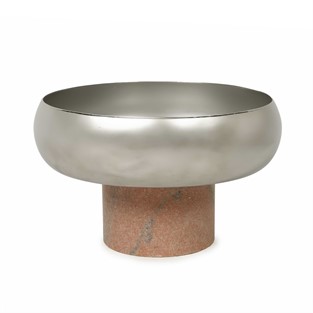 Vitale Mermer Ayaklı Metal Meyvelik 22*12 cm AK.JA0257