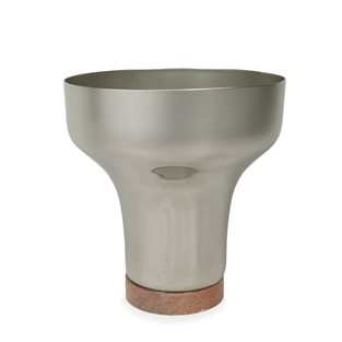 Vitale Mermer Ayaklı Metal Vazo 27*28 cm AK.JA0263