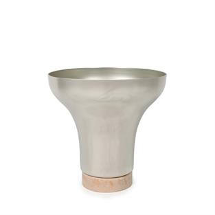 Vitale Mermer Ayaklı Metal Vazo 22*23 cm AK.JA0264