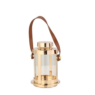 Vitale Gold Küçük Matara Fener 15*15*23 Cm AK.JD0074