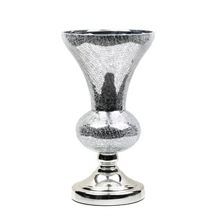 Vitale Silver Metal Vazo 22*20*42 cm AK.JE0044