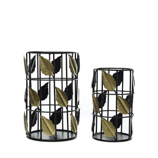 Vitale Yapraklı Tealight Mumluk Set AK.JFA65004030