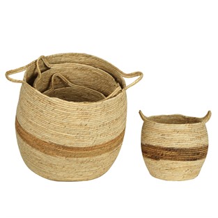 Vitale 4'lü Hasır Sepet Takımı AK.JJ0011