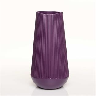 Vitale Moleanos Mor Vazo Büyük 18*18*35 Cm AK.JL0062