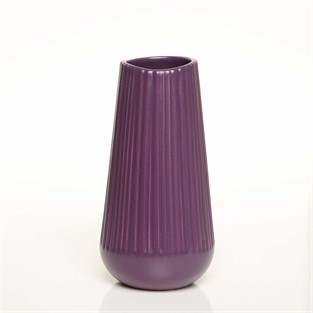 Vitale Moleanos Mor Vazo Küçük 9*9*19 Cm AK.JL0071
