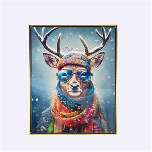 Vitale Geyik Tablo 63*3,5*93 cm