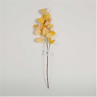 Vitale Yaprak Dalı Yellow Brown Yapay Çiçek 28*80*