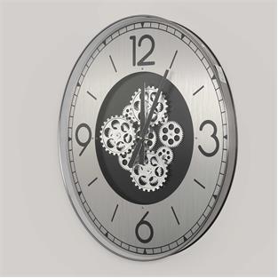 Vitale Metal Çarklı Kare Duvar Saati 69.3*52.8*8 c