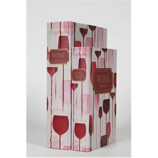 Vitale Wine Kitap Kutu 30*21*7 cm AK.JI0051