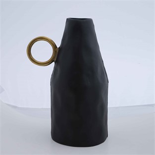 Vitale Metal Yüzüklü Vazo 15*22*32 cm