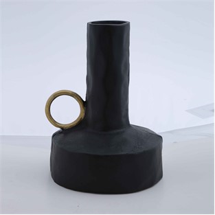 Vitale Metal Yüzüklü Vazo 23*24*31 cm