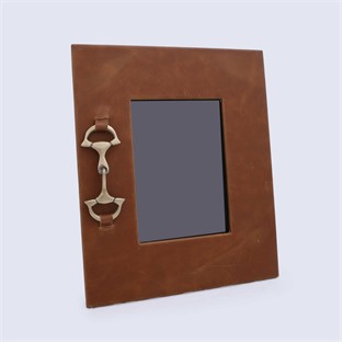 Vitale Deri Metal Tokalı Çerçeve 28*21*2 cm