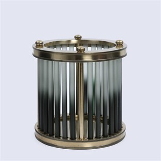 Vitale Cam Metal Mumluk 23*23*23 cm