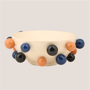 Vitale Seramik Puantiyeli Meyvelik 31*31*11 cm