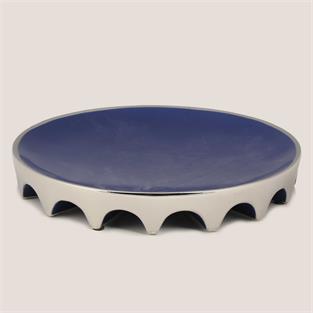 Vitale Seramik Lacivert Kolezyum Tabak 29*29*5 cm