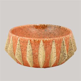 Vitale Seramik Turuncu Summer Meyvelik 26*26*11 cm