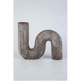 Vitale Lidya Terakota Çengel Vazo 26*6.5*21.5 cm AK.KK0005