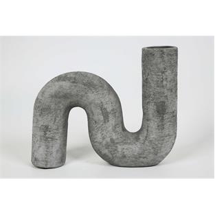 Vitale Lidya Füme Çengel Vazo 26*6.5*21.5 cm AK.KK0006