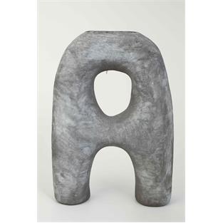 Vitale Lidya Füme Oyuk Vazo 24.5*9*35 cm AK.KK0013