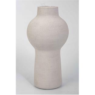 Vitale Lidya Krem Boğumlu Vazo 13.5*13.5*27.5 cm AK.KK0018
